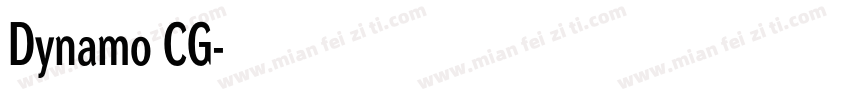 Dynamo CG字体转换